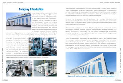 Brochure Page 2 — Company Introduction
